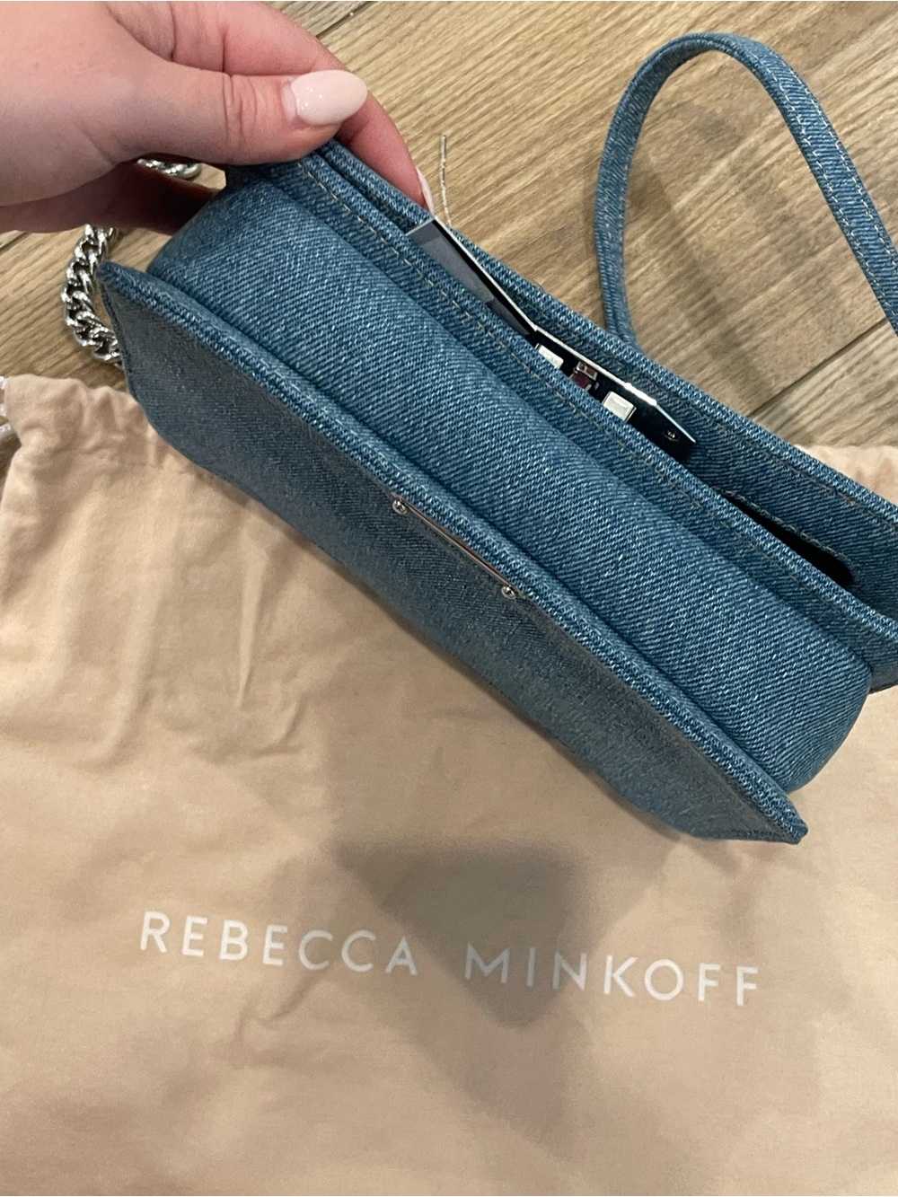 Rebecca Minkoff Denim Crossbody - Picture 5 of 6